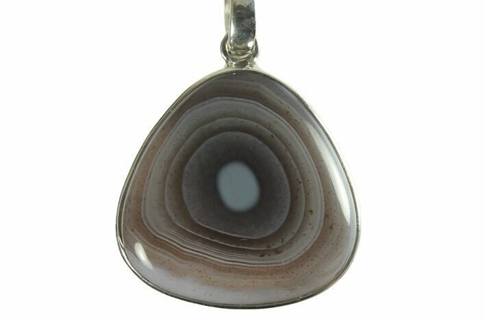 Botswana Agate Pendant (Necklace) - Sterling Silver #228546